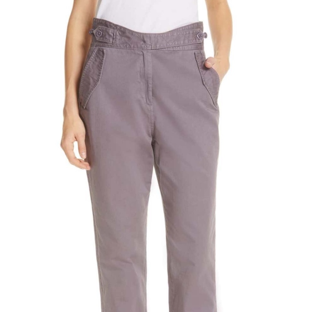 Chino pants in grey cotton, gently used